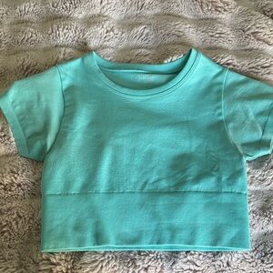 Aerie Turquoise Short Sleeve Tee